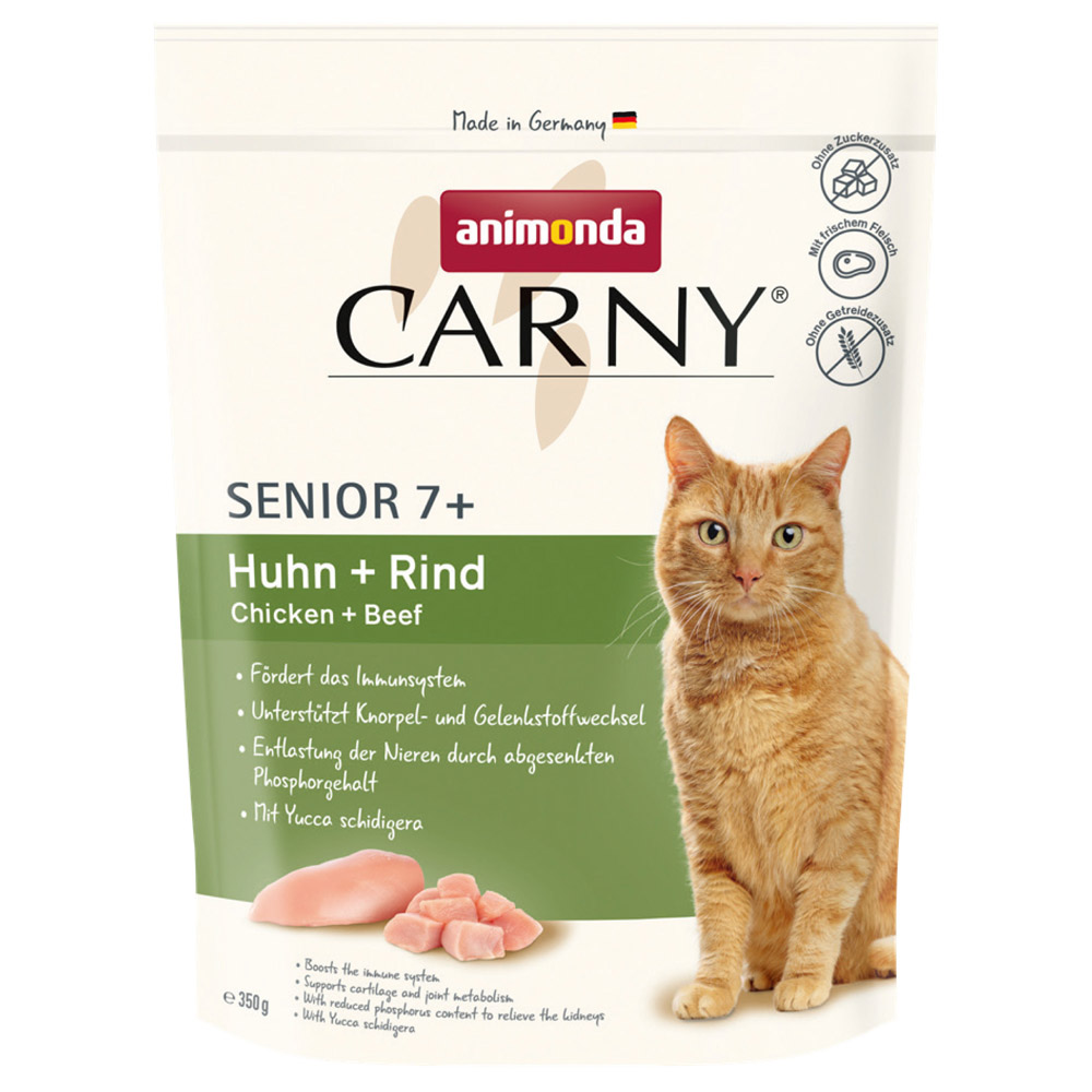 カーニー ドライ シニア猫用 鶏・牛 350g (83546)