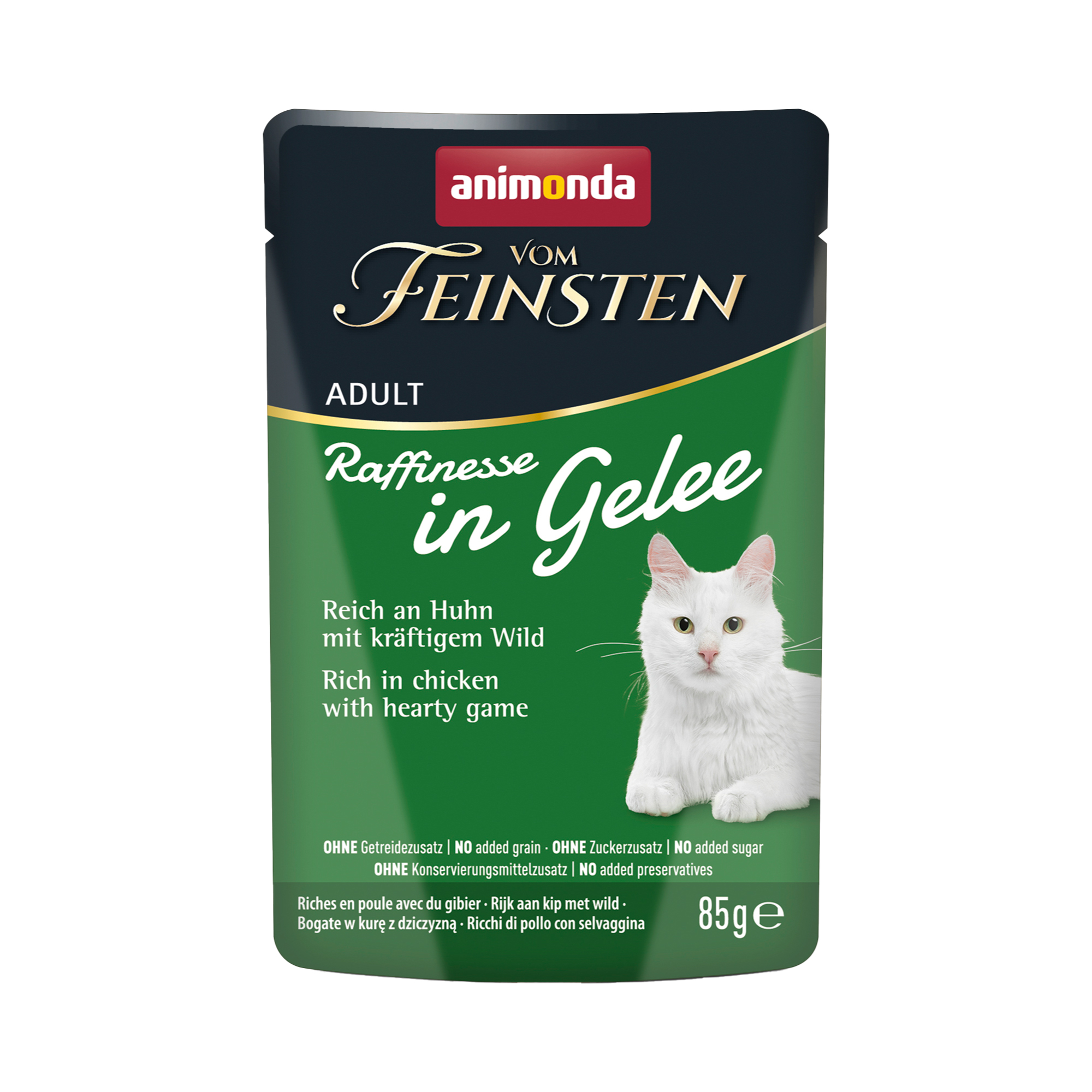 フォムファインステン ラフィネッセ inジュレ 鶏・狩猟肉 成猫用 85g (83401)