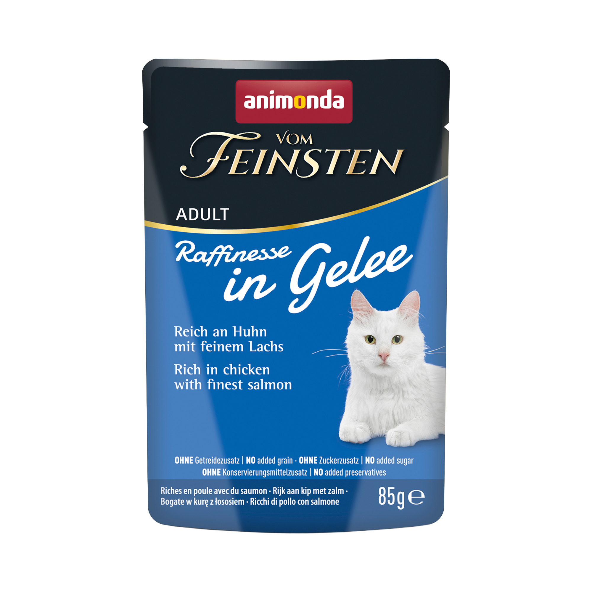 フォムファインステン ラフィネッセ inジュレ 鶏・サーモン 成猫用 85g (83404)